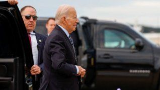 El jefe de la Casa Blanca aterrizó en el aeropuerto de Ben Gurion, a las afueras de Tel Aviv.