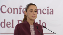 Claudia Sheinbaum en la Mañanera de este martes.