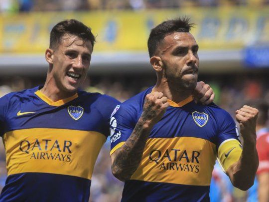 Tevez y Soldano, promesas de gol en Boca.