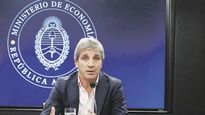 Luis Caputo, ministro de Economía. Su plan de ajuste no se vería muy alterado por los cambios en la ley ómnibus.