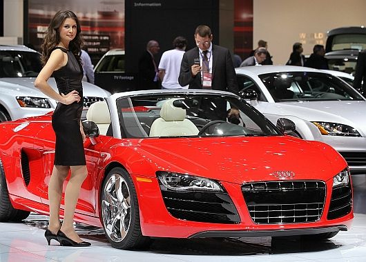 Audi presentó su modelo R8.
