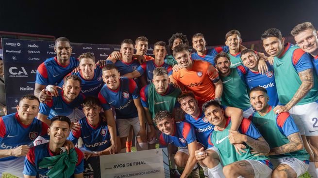 Pasaje de ida. San Lorenzo está en octavos de la Copa Argentina.