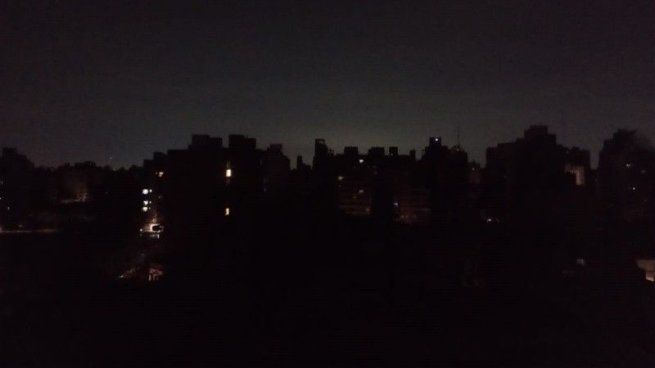 Masivo corte de luz en rosario