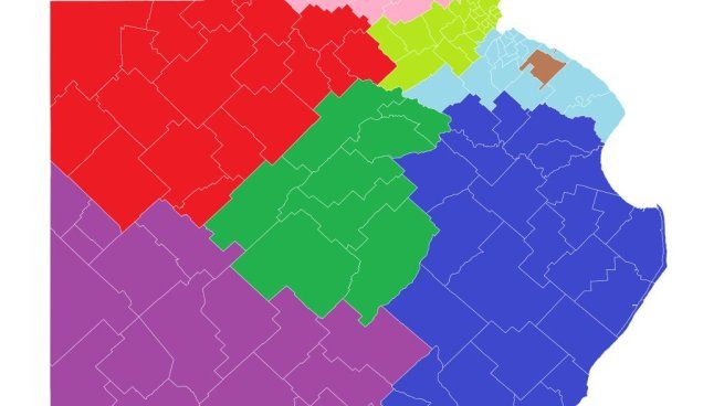 Cómo están compuestas las secciones electorales en la provincia de Buenos Aires.