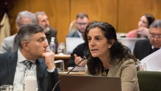 Arbeleche expuso ante la Comisión de Presupuesto y Hacienda del Senado.