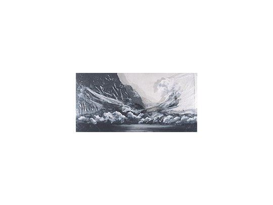 «Pampa y cielo» (1962). Tinta sobre papel de Antonio Berni que integra la notablemuestra de la Fundación Osde «Pampa, ciudad y suburbio».