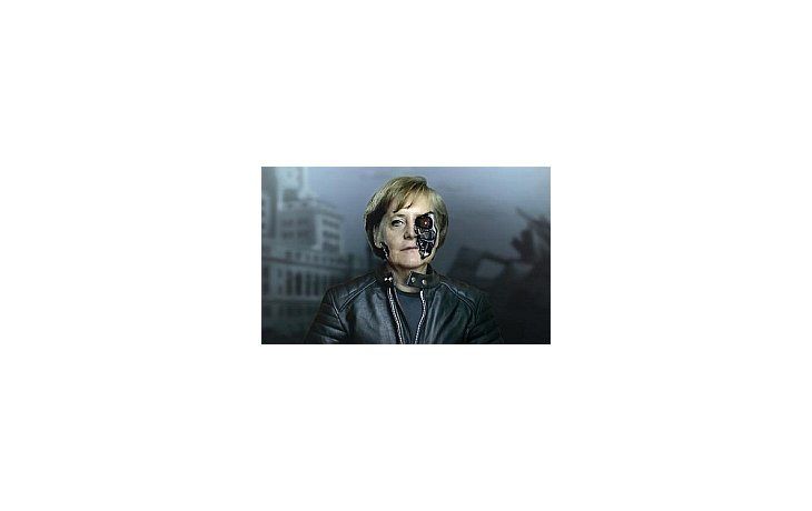 La revista retrató a Merkel como un nuevo Terminator