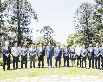 presupuesto. Trece gobernadores peronistas se reunieron ayer en la quinta presidencial de Olivos con Alberto Fernández.
