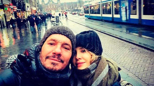 Marcelo Tinelli y Guillermina Valdés.