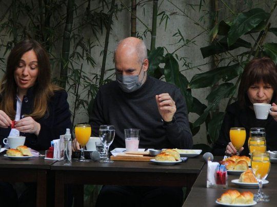 María Eugenia Vidal expresó su deseo para el final de la jornada.
