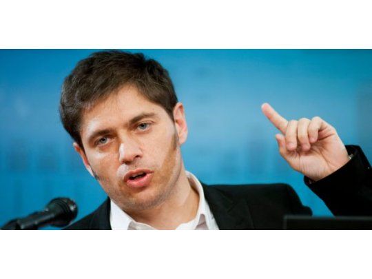 El exministro de Economía, Axel Kicillof.