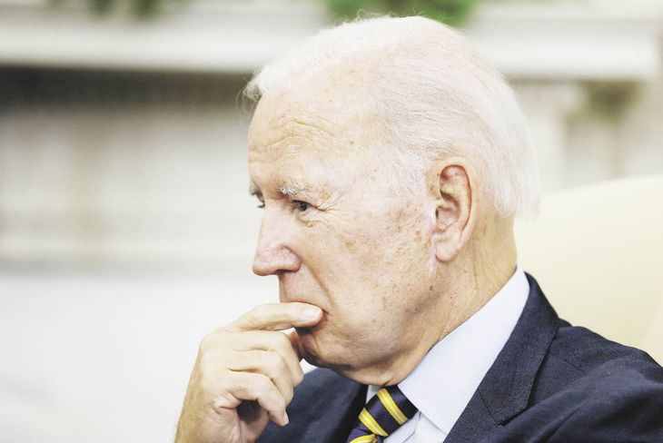 INCERTIDUMBRE. En una entrevista con un canal de televisión, el presidente Biden se mostró optimista respecto de la recuperación económica.