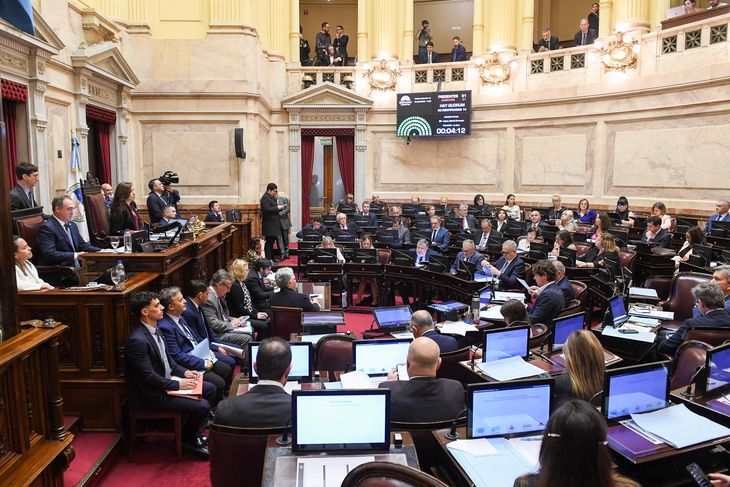 La oposición busca rechazar el veto de Milei.