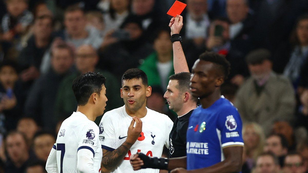 “Cuti” Romero saw red and Tottenham lost the lead in the Premier League