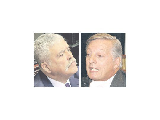 Julio De Vido y Juan José Aranguren