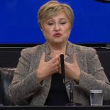 La directora gerente del Fondo Monetario Internacional, en su visita al país.