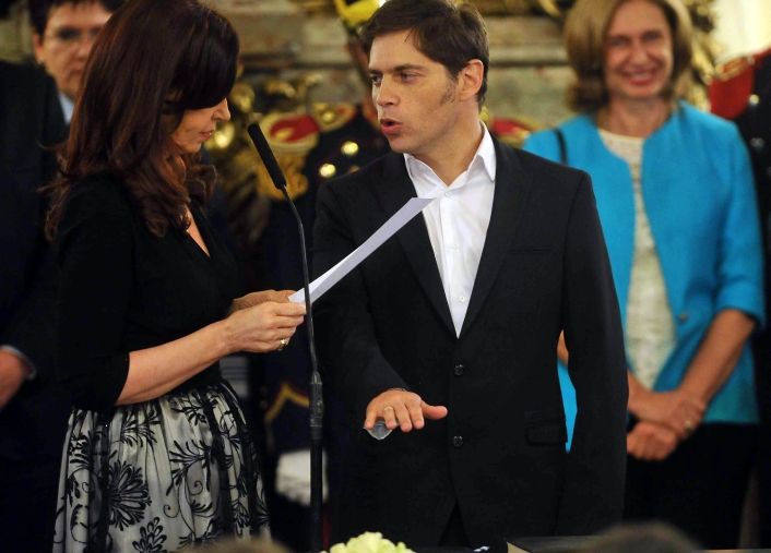 La Presidente tomó juramento a Capitanich, Kicillof y Casamiquela  (foto 5)