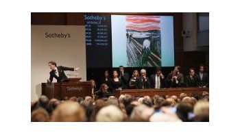Sothebys subastó por 120 millones de dólares - precio récord- El Grito.
