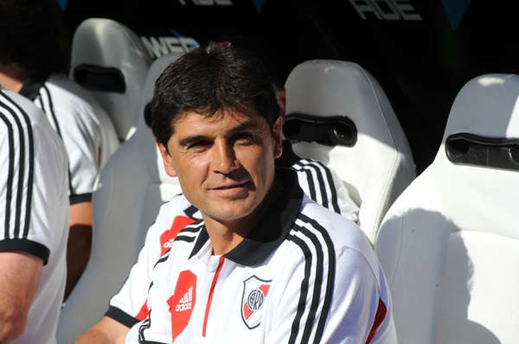 Gustavo Zapata was interim manager of River in 2012 Gustavo Zapata was interim manager of River in 2012