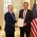 Pablo Quirno junto a Peter Lamelas. Pablo Quirno junto a Peter Lamelas.