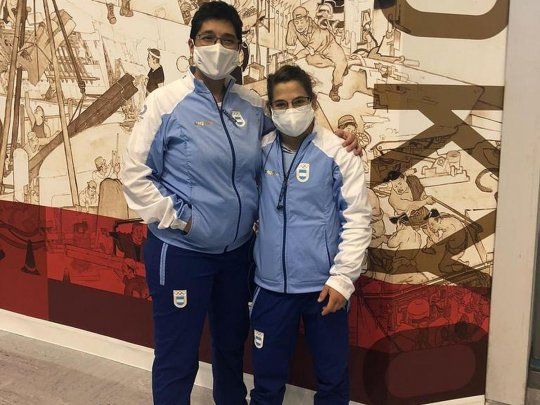 Martinel y Pareto ya está en Tokio para los Juegos Olímpicos.