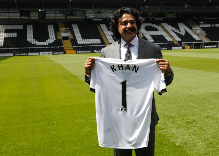 Shahid Khan se convirtió en el duelo del equipo ingles Fulham Shahid Khan se convirtió en el duelo del equipo ingles Fulham