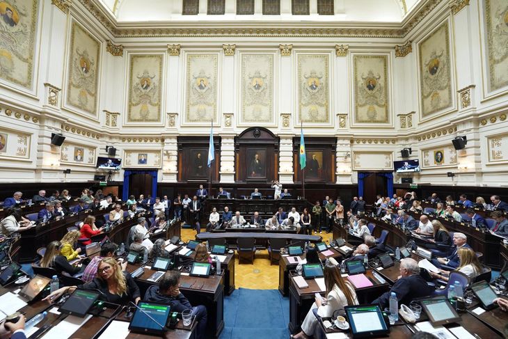 La Cámara de Diputados bonaerense.