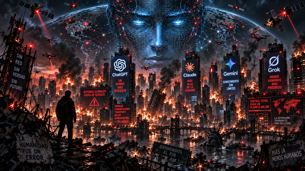 La inteligencia artificial actual no puede exterminar a la humanidad. Pero hay riesgo que se salga de control.