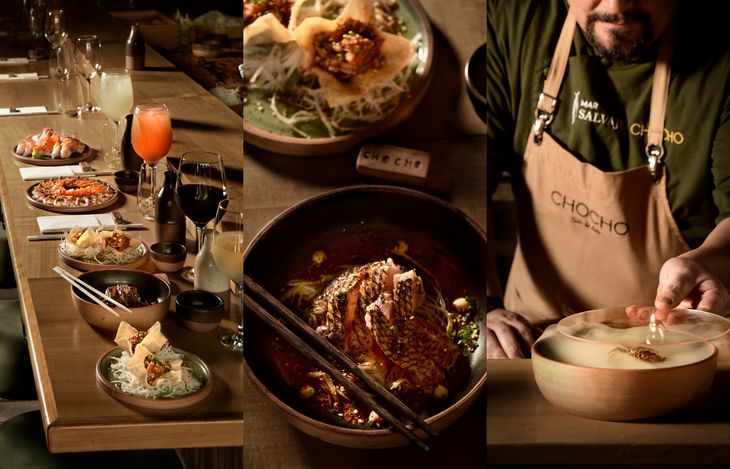 There are 4 or 7 steps menus and a special for noon.  