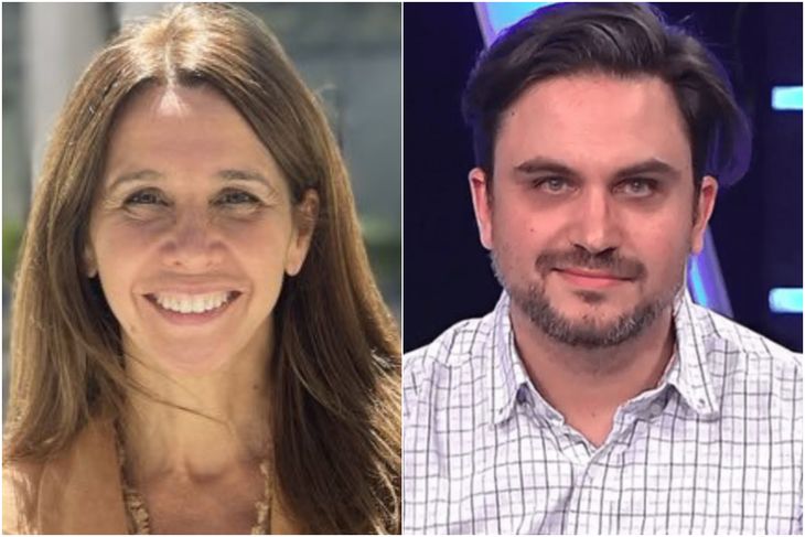 Pilar Ramírez y Ramiro Marra. Pilar Ramírez y Ramiro Marra.