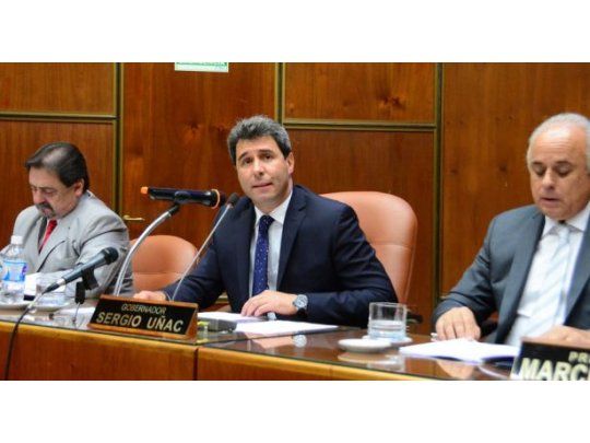 Sergio Uñac, gobernador de San Juan.