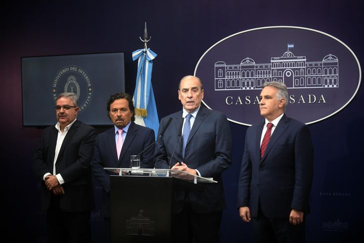 Conferencia de prensa tras la reunión de Javier Milei con los gobernadores.