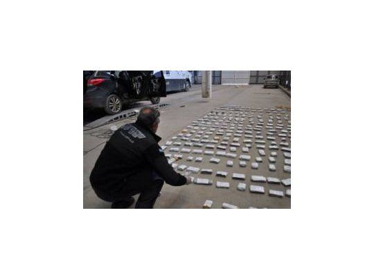 La droga está valuada en 1,4 millones de pesos (Foto AFIP)