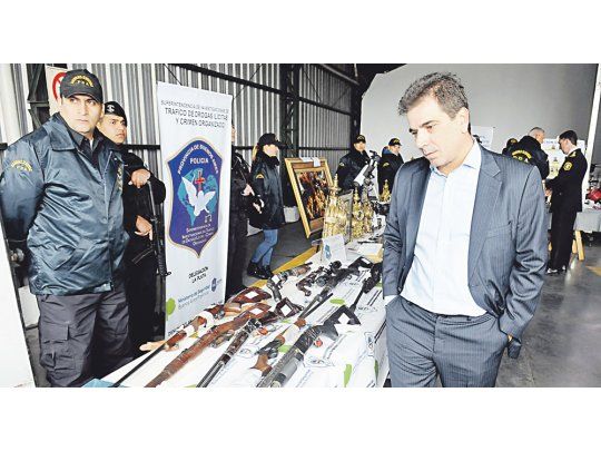 Operativo. El ministro de Seguridad Cristian Ritondo aseguró que la banda desbaratada en La Matanza tiene vinculación con la organización Mara Salvatrucha y con el empresario peruano Gerald Oropeza López, más conocido como el Tony Montana del Callao.