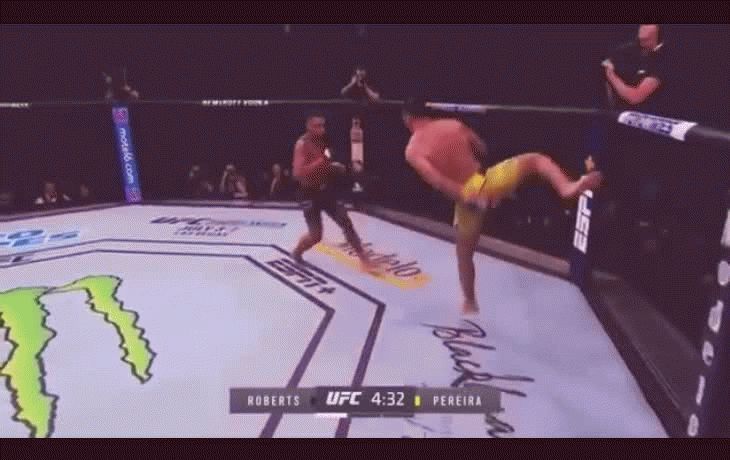 UFC: impresionante nocaut con un certero rodillazo volador a la cabeza