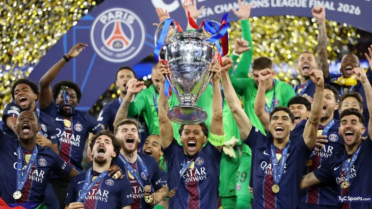 El PSG fue el campeón de la Champions League 2026 y percibió por parte de la UEFA cerca de u$s104 millones.