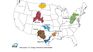 Crude oil map. In Texas, the country's top oil-producing state, output rose 0.5% in August to a monthly record of 5.63 million bpd, according to EIA data. Crude oil map. In Texas, the country's top oil-producing state, output rose 0.5% in August to a monthly record of 5.63 million bpd, according to EIA data.