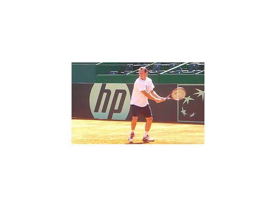 David Nalbandian, la mayor esperanza argentina para pasar de ronda.