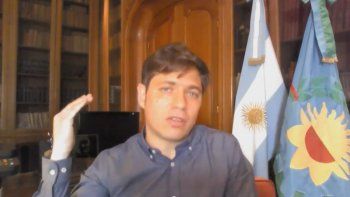 Kicillof&nbsp;realiz&oacute; el anuncio a trav&eacute;s de una videoconferencia.