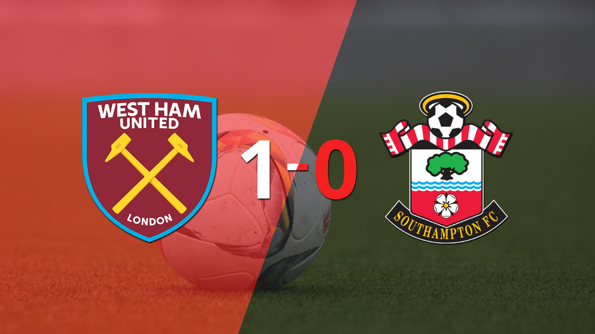 Tight victory for West Ham United against Southampton