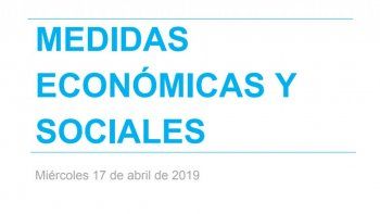 el detalle de las medidas anunciadas por el gobierno