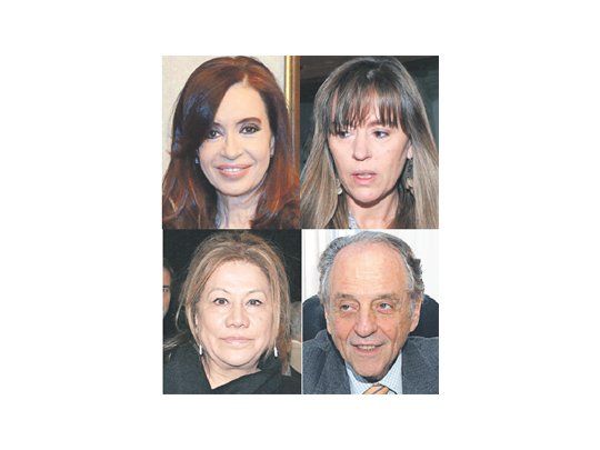 Cristina de Kirchner, Juliana Di Tullio, Graciela Camaño y Carlos Heller