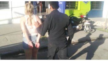 Fue detenida en La Plata tras pelear con su pareja en la vía pública