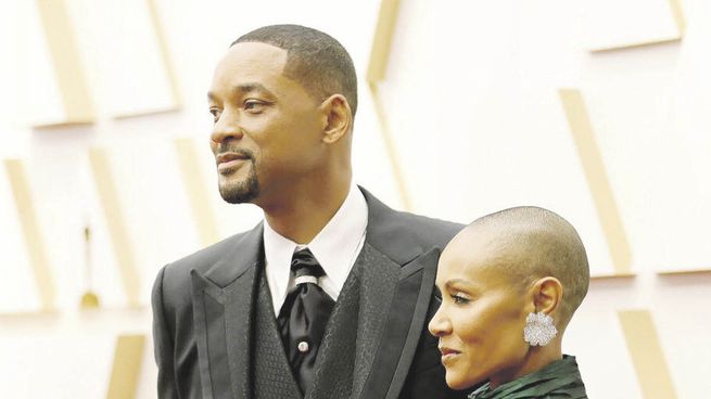 protagonistas. La pareja de la noche, Will Smith y Jada Pinkett Smith.