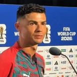 Cristiano Ronaldo evitó una pregunta sobre Messi tras su doblete con Portugal en el Mundial 2026. Cristiano Ronaldo evitó una pregunta sobre Messi tras su doblete con Portugal en el Mundial 2026.