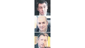 Santiago Corcuera, Alejandro Tullio y Alberto Dalla Vía