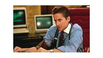 Michael Douglas en la piel de Gordon Gekko