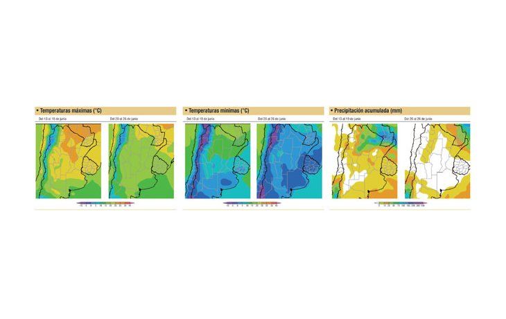 Se esperan lluvias abundantes para el norte del área agrícola