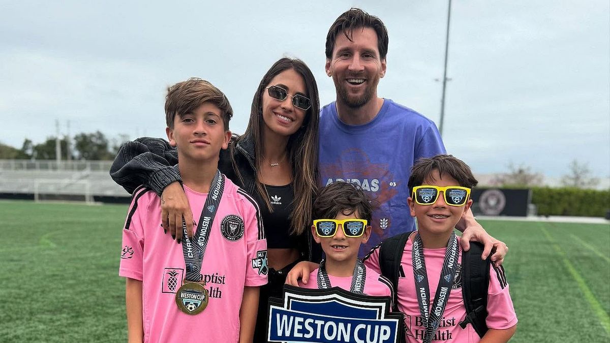 The Messi, youth champions and the family celebration of a winning dynasty
