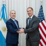 Diego Santilli junto a Peter Lamelas.&nbsp;